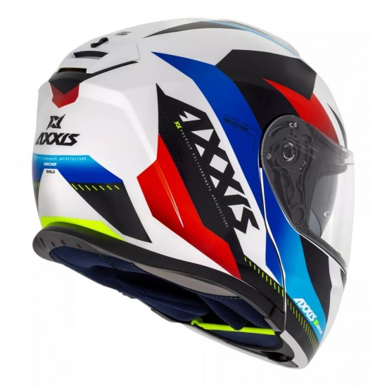 CAPACETE AXXIS ARTICULADO GECKO SV SHIELD D7 AZUL